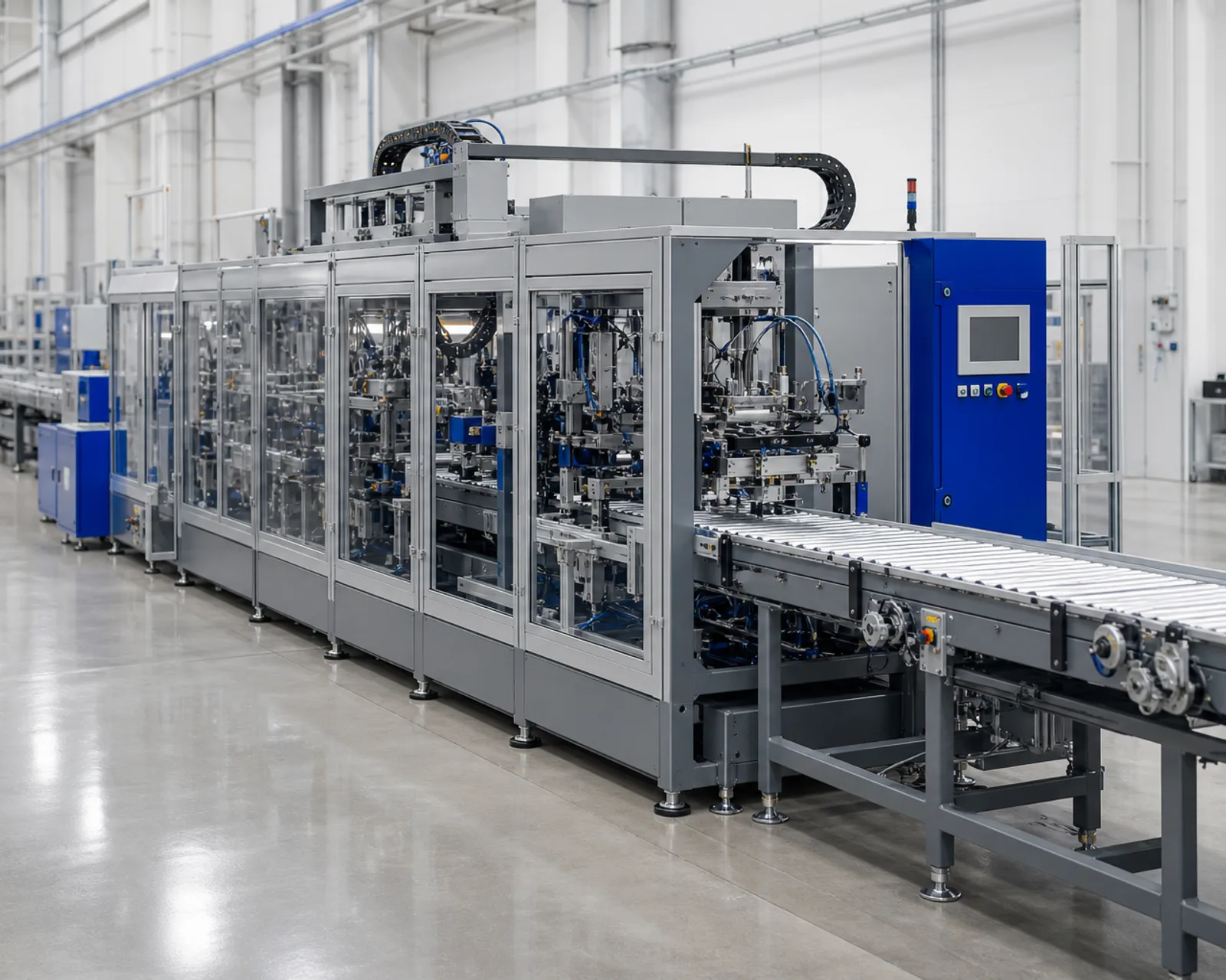 Proizvodna industrija — moderna automatizovana proizvodna linija